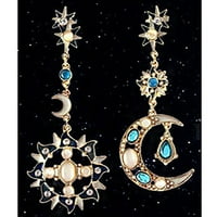 Kiplyki Veleprodaja ženskih minđuša luksuzni Opal Diamond Sunce Sunce Oblik Asimetrične minđuše