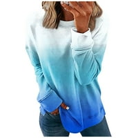 Amousa prevelika dukserica za žene Ženske prevelike labave rukave sa dugmetom ovratnika pulover vrhovi duksevi sa zatvaračem za žene