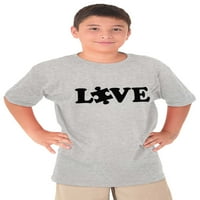 Love Autism Foody svest Puzzle CrewNeck T majica Dječja djevojka Teen Brisco Marke m