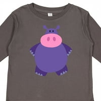 Inktastični slatki hippo hipopotamus poklon malih malih dječaka ili majica dugih rukava s dugim rukavima