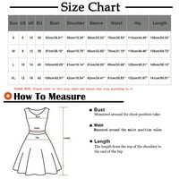 Haljine za žene plus veličine ženski casual v-izrez A-line grafički s dugim rukavima duga vruća prodaja A-line haljine XL XL