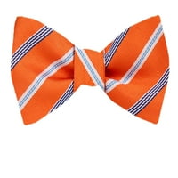 Muška narandžasta svilena kravata