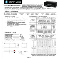 12V 3Ah kompatibilna baterija za APC uložak RBC Premium DSmiller