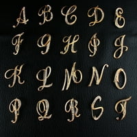 CXDA modni unise rhinestone Engleski slova abeceda A-Z Brooch Pin Ornament