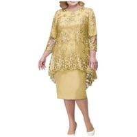 Haljina za žene, Žensko ljetno Ležerne prilike modno otisnuto nacrtavanje V-izrez Haljina kratkih rukava