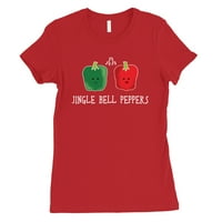Jingle Bell Peppers cool siva ženska košulja za odmor