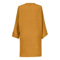 Kardigan džemperi za žene, ženski otvoreni prednji klimu džemper prevelizirani rukav za rukav sa lamparnim