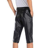 Muški seksi mekane kožne bokserne kratke hlače hlače gaća za hlače Workout Shorts teretane