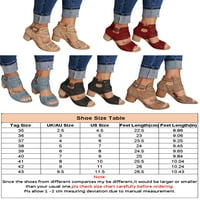 Avamo Womens Ljetne sandale Blokirane potpetice patentne patentne cipele za peep toe za zabavu