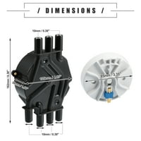 Distributer za paljenje postavljeno mesingane terminale Distributer CAP i rotor komplet za GMC ABS D328A