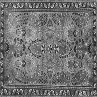 Ahgly Company Zatvoreni pravokutnik Perzijski sivi tradicionalni prostirke, 8 '12 '