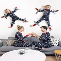 Porodica podudaranje božićne pidžame set podudaranja porodičnih pidžama setovi za odmor za spavanje Xmas pjs set za parove i djecu