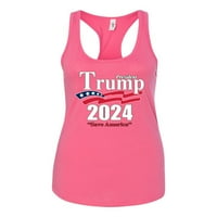 Divlji Bobby, Trump Amerika, predsjednik Trump Trump Politički ženski trkački tenk, vruća ružičasta,