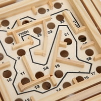 Igre Veliki drveni labirint 6.3 6.3 Mramorna kugla nagnuta labirint Wood igra sa putnim tačkama godinama