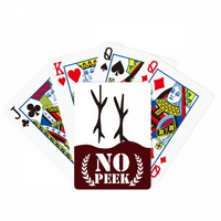 B Natpis Chinese Prezime Lin Peek Poker igračka karta Privatna igra