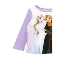 Disney princeze smrznute djevojke tri pidžame set sa čarapama ženska, ljubičica, veličina: 6