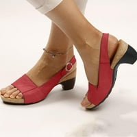 Giligiliso Clearence Ugodne elegantne cipele sa niskim kruničkim cipelama za žene Ljetne cipele s debelim