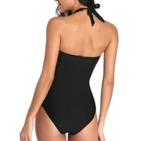 Cuoff bikini žene potaknuti podstavljene kupaći kostimi za kupaći kostimi za kupaći kostim za kupanje Monokini plus veličine kupaći kostim za žene