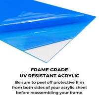 Okvir smeđu okvir s nazivom BRONDWOOD - Moderni foto okvir uključuje UV akrilni štitnik