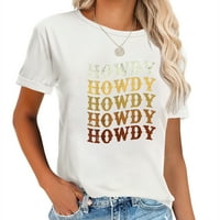Groovy Howdy Rodeo Western Country South Cowgirl majica