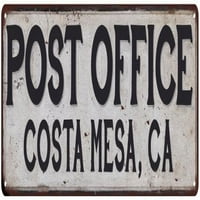 Costa Mesa, CA Pošta Metalni znak Vintage 106180011235