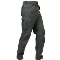 Jean pantalone za muškarce tamno pranje prugasti patentni zatvarač Jean kombinezon hip hop radne pantalone