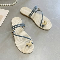 Akiihool sandale za žene Ležerne prilike Lette Weels Bianca Wedge Heel Flip Flop Sandal sa Truom