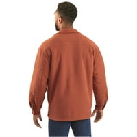 Vodič Gear Mens Sherpa-obložbana jakna od košulja od runa s dugim rukavima