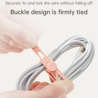 Tsugar Silikonski kaiševi za kabel za žice, organizator kabela za višekratnu kaiševe za višekratnu upotrebu