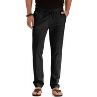 Poslovne radne pantalone za muškarce rastezanje ravnih modnih komunalnih hlača, elastične vučne struke Brze suhe lagane pantalone za hlače