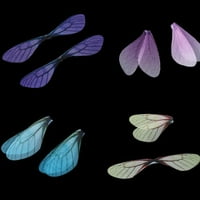 DIY ručno izrađena simulirana zmajeva krila dekor platna Art Dragonfly Wings Craft za dekor