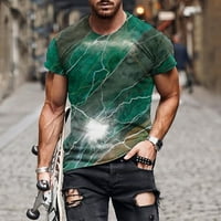 3D košulje mišićne majice za muške tiskane majice Grafičke težene kratke rukave modne majice sa dizajnom Streetwear