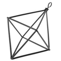 Držač za geometrijske gvožđe od gvožđa Triangularni nosač crni