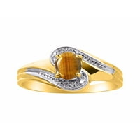 * Rylos jednostavno elegantan prekrasan prsten za oka i dijamantne tigra - novembar roštilj *