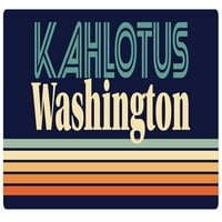 Kahlotus Washington Vinil naljepnica za naljepnicu retro dizajn