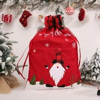 Božićne torbe za poklon, božićne poklon torbe, božićne torbe, božićne vreće za omotavanje, Xmas Goodie torbe, crvene torbe za torbu za bombona rođendan božićne zabave