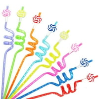 Lollipop pijenje slamke Višenamjenski za višenamjenski mekani fleksibilni jednostavan za čišćenje