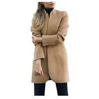Flannel jakna FVWitlyh Ženske kožne jakne Zip up motorecyle kratka odjeća modna lagana kožna obrezana