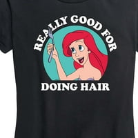 Disney princeza - Ariel Dobar za kosu - Ženska grafička majica kratkih rukava