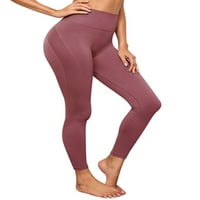 Ženske pune boje podižući visoko struk tema tema joga hlače
