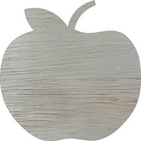 Nedovršeni oblik jabuke, 6 '' prazan zanat DIY
