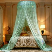 Prilično comy poliesterska mreža Hung Dome komar za mosquito neto krevet princeze dekor fit veličine 1. do 2m
