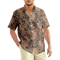 Paisley Hawaiian Top Soft Majica Labava majica za putovanja i izlaske