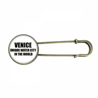 Venecija je jedinstveni vodni grad Retro metalni broš nakit za klip