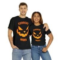 Trenutno raspoloženje Halloween bundeve jack-o-laterničke majice unise