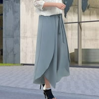 Ženske čipke up šifonske pantalone Elastična struka Ležerne prilike sa slobodnom širokom suknju za noge