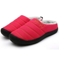 FVWitLYH papuče za ženske papuče s močvarom s kamencama Ženske papuče Topla zimske cipele za žene u zatvorenom nejasnu žensku papuče veličine 5