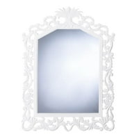 Ogledala za zidni dekor, antikni fleur-de-lis uokvirena zidna zrcala za spavaću sobu zrcalu