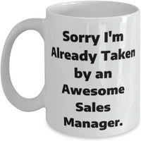 Fancy prodajni menadžer, oprosti što sam već preuzeo fenomenalni menadžer prodaje, za odmor 11oz 15oz