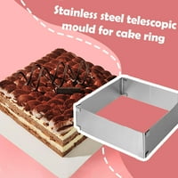Wendunide torte od nehrđajućeg teleskopskog kanala Veliki prsten za pečenje Podesivi čelični prsten